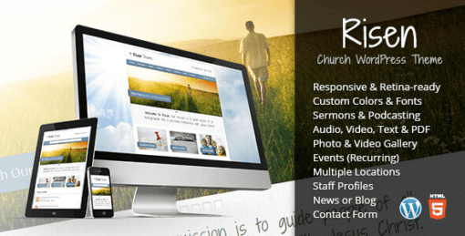 Risen – Church WordPress Theme
