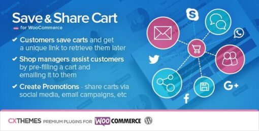 Save & Share Cart For Woocommerce