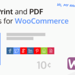 Share, Print And Pdf Products For Woocommerce