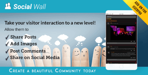 Userpro Social Wall Addon