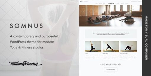 Somnus – Yoga & Fitness Studio WordPress Theme