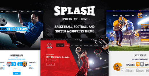Splash – Sport Club WordPress Theme