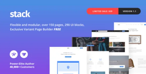 Stack – Multi-Purpose WordPress Theme With Variant Page Builder & Visual Composer