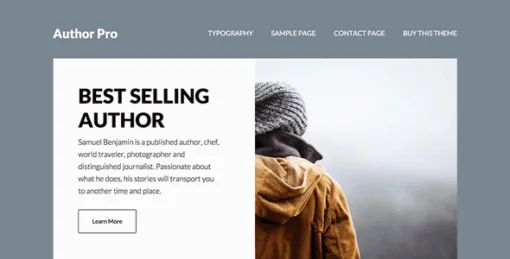 Studiopress Author Pro Theme