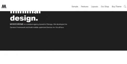Studiopress Monochrome Pro Theme