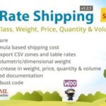 Table Rate Shipping by Class, Weight, Price, Quantity & Volume for WooCommerce