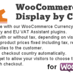 Tax Display By Country For Woocommerce