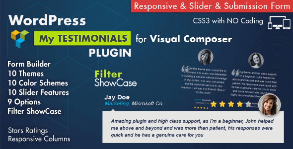 Testimonials Showcase For Visual Composer Plugin Testimonials Showcase For Visual Composer Plugin