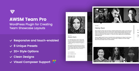 The Team Pro – Team Showcase WordPress Plugin The Team Pro – Team Showcase WordPress Plugin