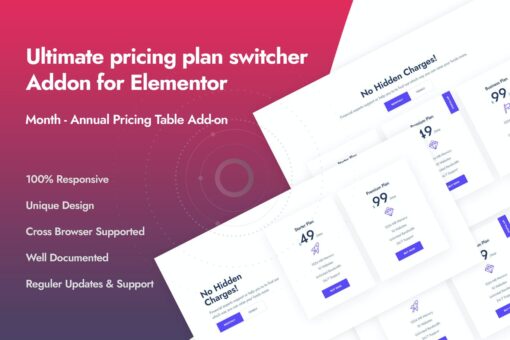 Ultimate Pricing Plan Switcher for Elementor