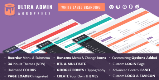 Ultra WordPress Admin Theme
