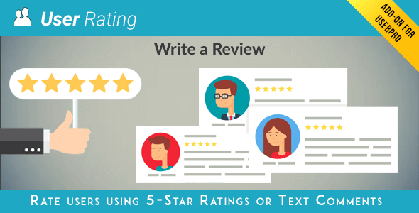 Userpro User Rating Review Add-On Userpro User Rating Review Add-On