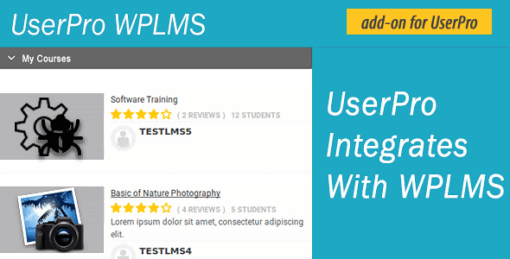 Userpro Wplms
