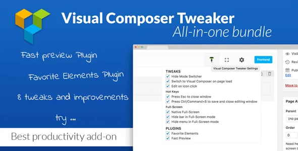 Vc Tweaker – Visual Composer Productivity Add-On Vc Tweaker – Visual Composer Productivity Add-On