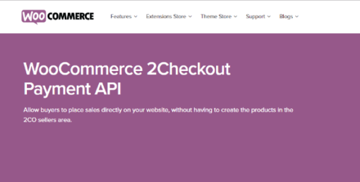 Woocommerce 2Checkout Inline Checkout