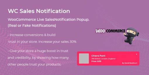 WooCommerce Sales Notification Pro