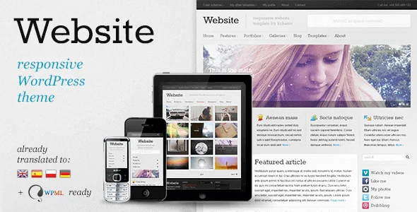 Website – Responsive WordPress Theme Website – Responsive WordPress Theme