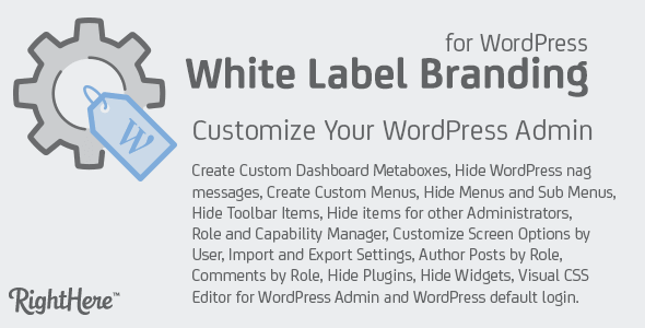 White Label Branding For WordPress Multisite White Label Branding For WordPress Multisite