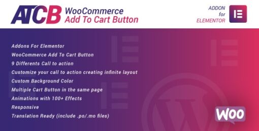 WooCommerce Add To Cart Button for Elementor