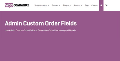 Woocommerce Admin Custom Order Fields