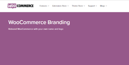 Woocommerce Branding
