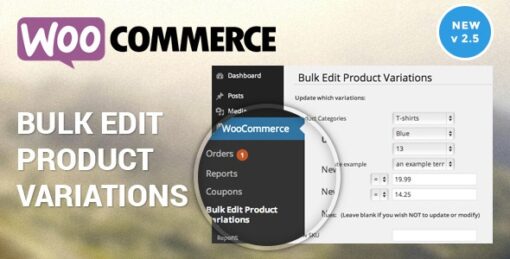 WooCommerce Bulk Edit Product Variations