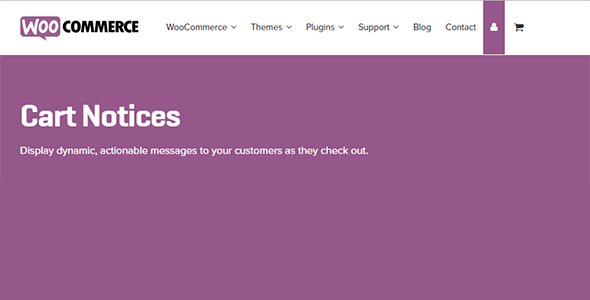 Woocommerce Cart Notices Woocommerce Cart Notices