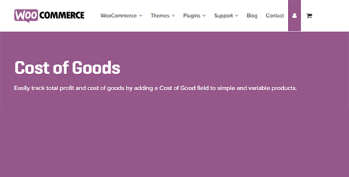 Woocommerce Cost Of Goods