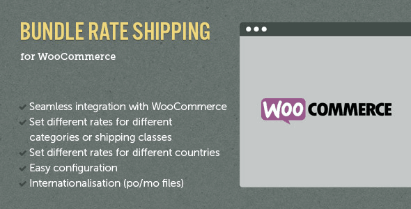 Woocommerce E-Commerce Bundle Rate Shipping Woocommerce E-Commerce Bundle Rate Shipping