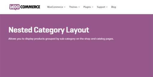 Woocommerce Nested Category Layout