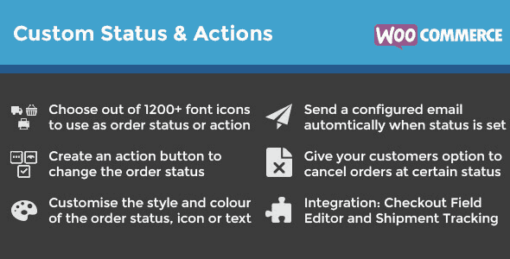 Woocommerce Order Status & Actions Manager