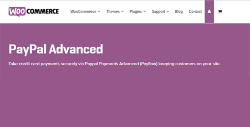 Woocommerce Paypal Advanced Gateway