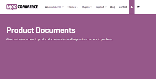 Woocommerce Product Documents