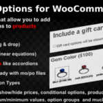 Product Options For Woocommerce