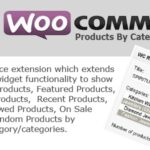 Woocommerce Products By Category Widget