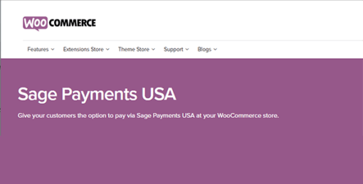 Woocommerce Sage Payments Usa