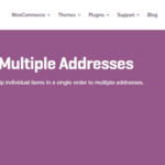 Woocommerce Shipping Multiple Addresses