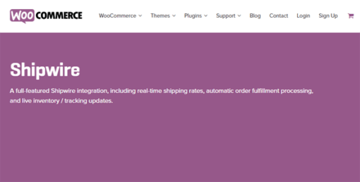 Woocommerce Shipwire Integration