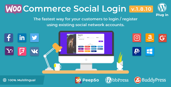 Woocommerce Social Login – WordPress Plugin Woocommerce Social Login – WordPress Plugin