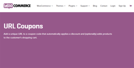 Woocommerce Url Coupons
