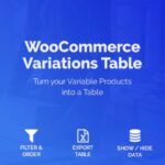 WooCommerce Variations Table