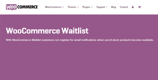 Woocommerce Waitlist