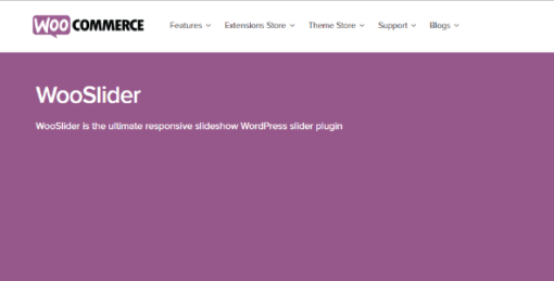 Woocommerce Wooslider
