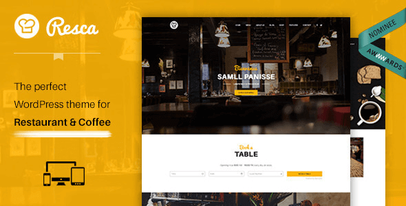 Resca – WordPress Restaurant Theme Resca – WordPress Restaurant Theme