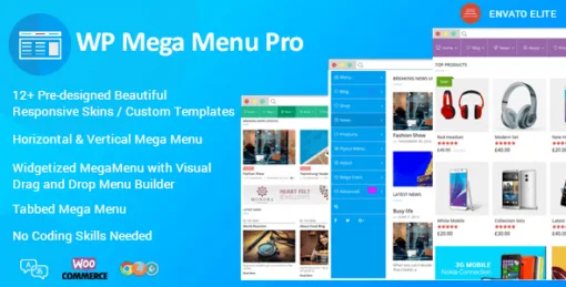 Wp Mega Menu Pro – Responsive Mega Menu Plugin For WordPress