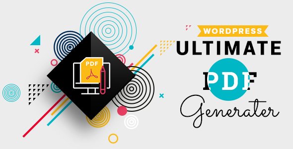 WP Ultimate PDF Generator WP Ultimate PDF Generator