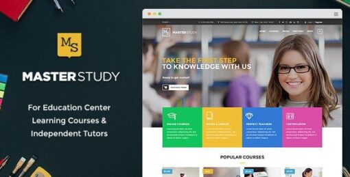 Masterstudy – Education Center WordPress Theme