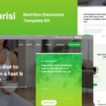 Nourisi – Nutrition Elementor Template Kit