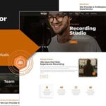 Recort – Recording Studio Elementor Template Kit