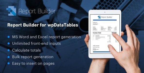 Report Builder for wpDataTables Report Builder for wpDataTables
